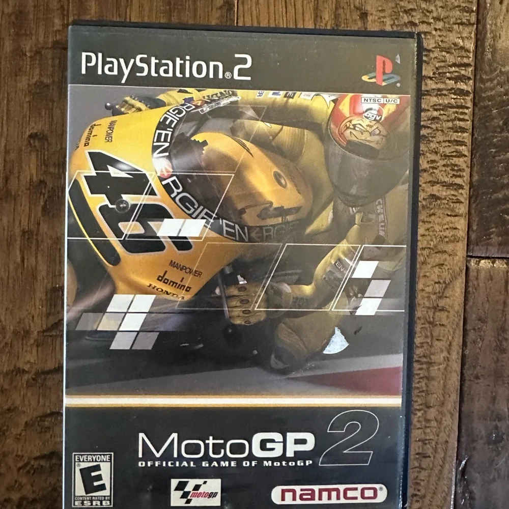 Namco MotoGP 2 PlayStation 2 Game - Black and Yellow